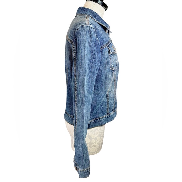 Cache Studded Denim Jacket Women's 12 - Picture 5 of 14